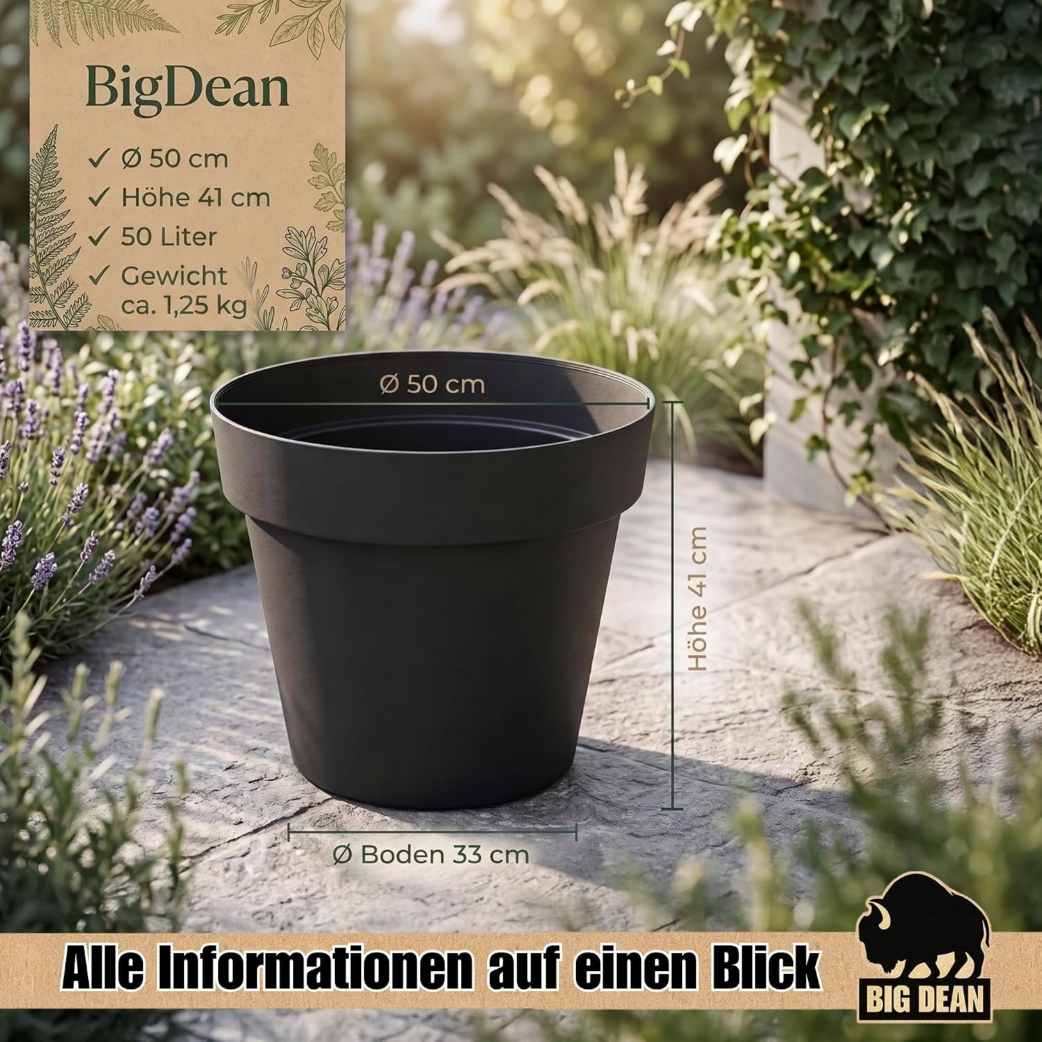 Large planter (~50 L)